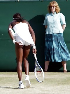 Sexy Girls Tennis Naturals Ebony