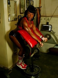 Muscle Black Women Cheer Ebony