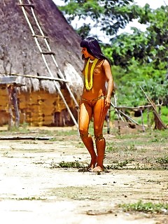 Naked Africa Ebony Gets