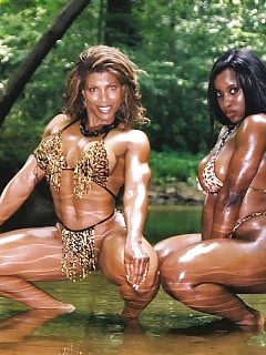 Muscle Black Women Outdoor Ebony