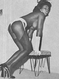Ebony Girls In Stockings Black Twat
