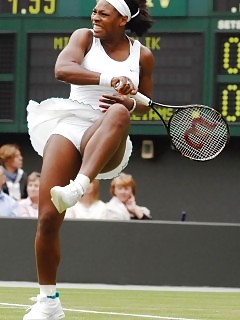 Sexy Girls Tennis Ebony Bondage
